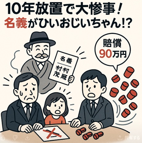 【相続３】読まずにいられない！冷汗まじりの相続と不動産の話