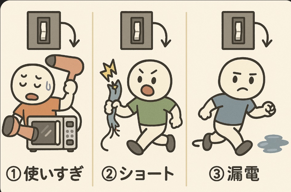 突然の真っ暗！でも大丈夫。ブレーカーが教えてくれる3つのサイン
