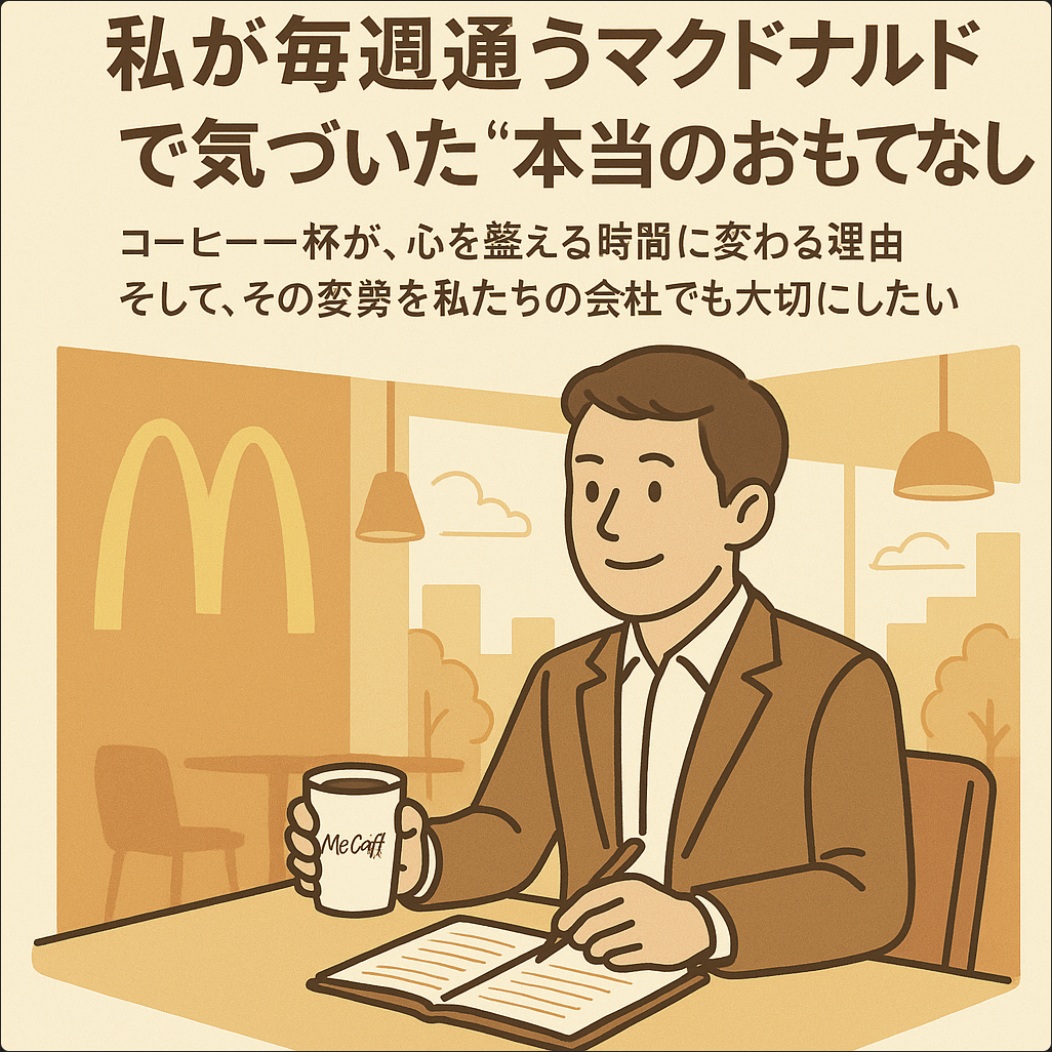 私が毎週通うマクドナルドで気づいた “本当のおもてなし”